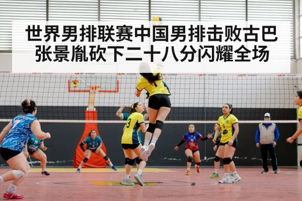 volleyball match action
